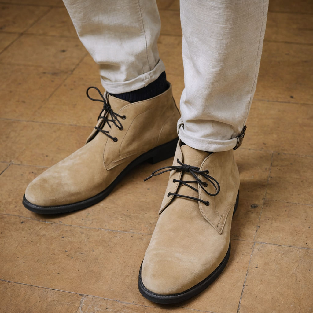Chukka Boots Sahara Boots Drake's Clifford Desert Boot Tobacco Suede