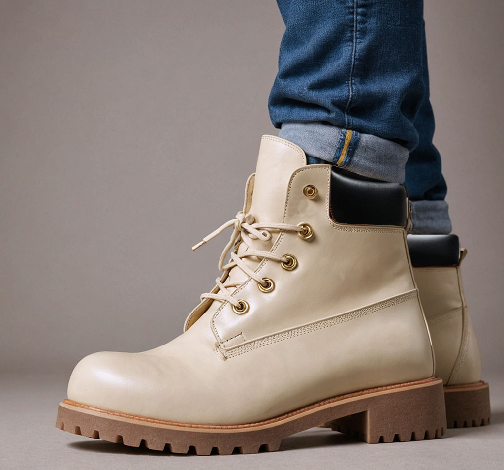 lace up leather hiking boots