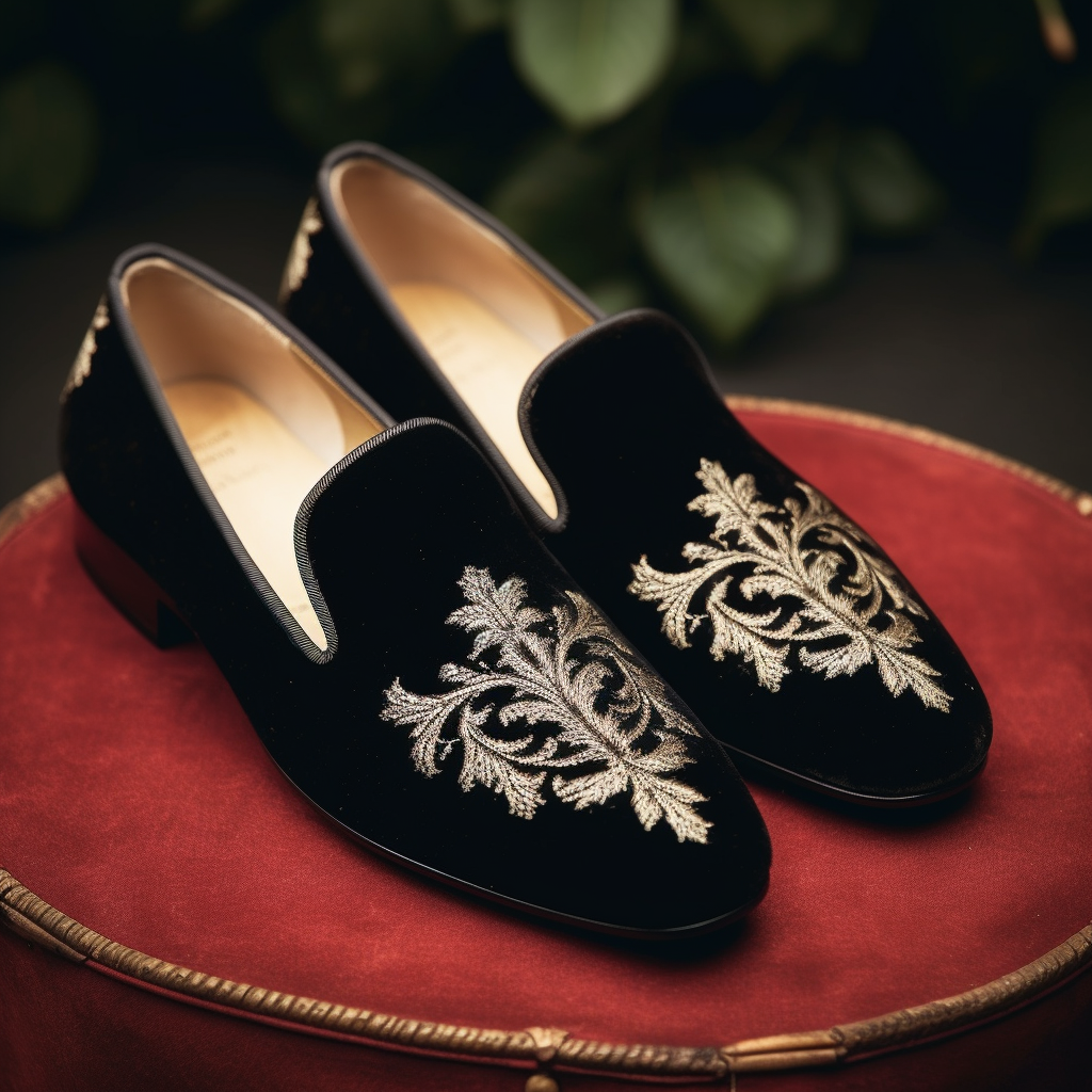 Black velvet shoes shop