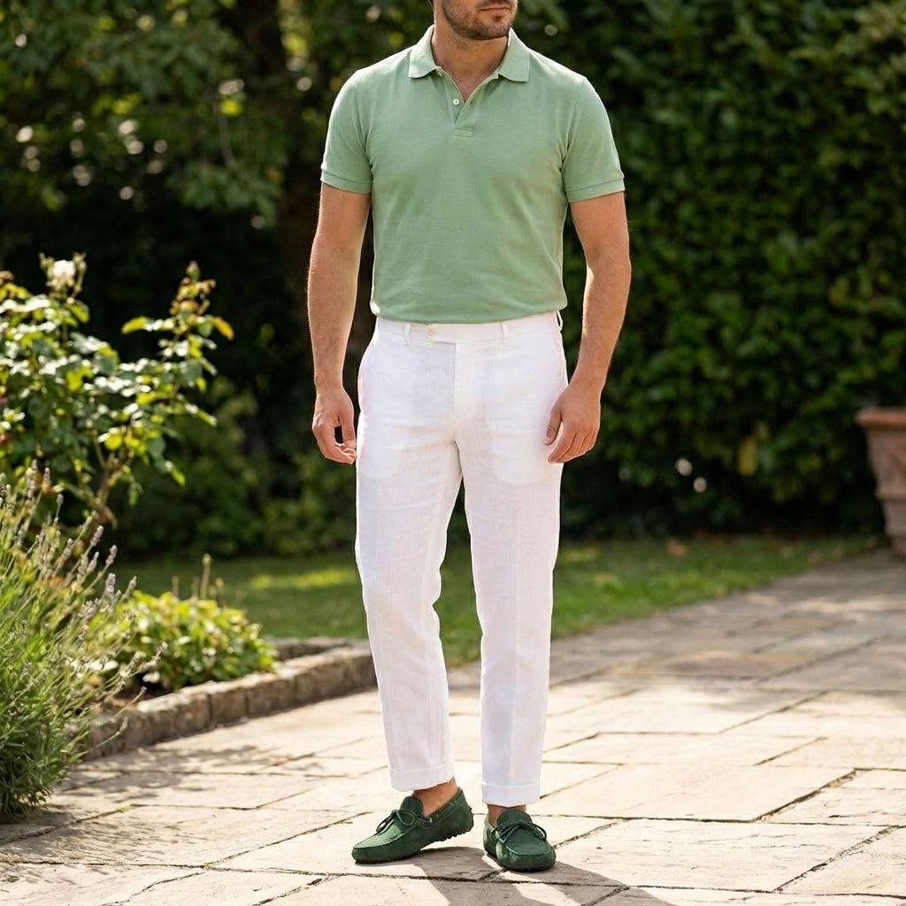 Green Suede Ophelia Driving Loafers - AW24