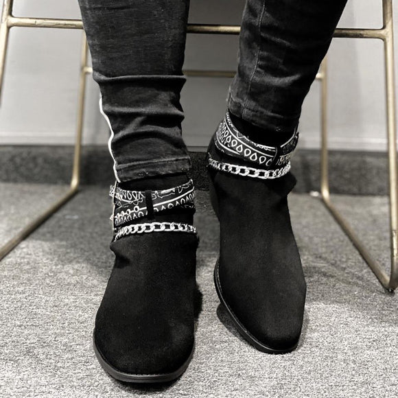 Brown Leather Slip On Chelsea Boots – Costoso Italiano