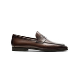 Tan Leather Mauson Penny Loafers