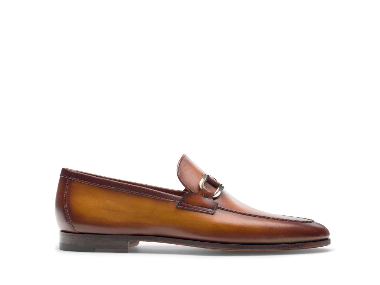 Tan Leather Eudora Buckle Loafers