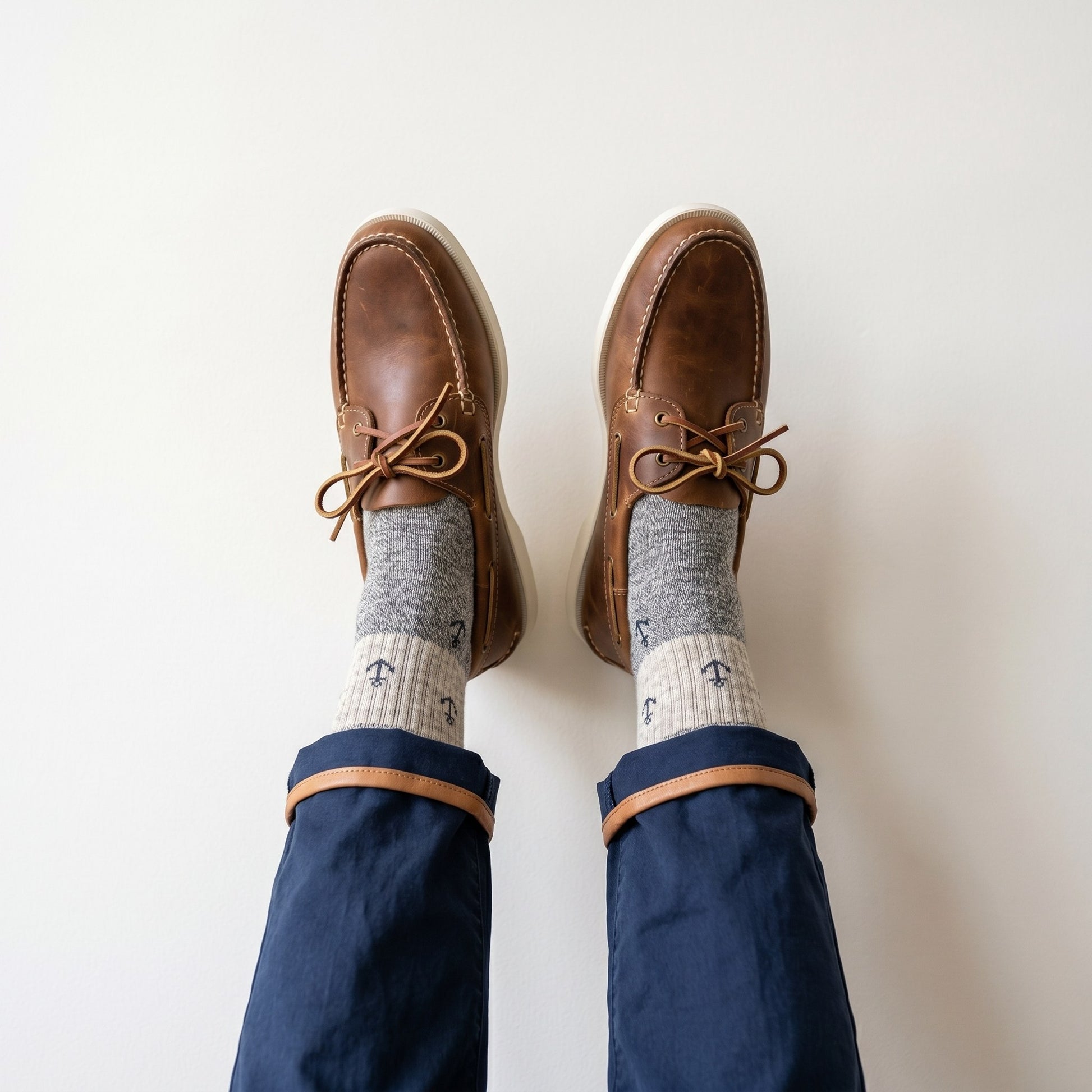 Luxury Edition - Artisian Made Brown Italian Leather Capri Boat Shoes