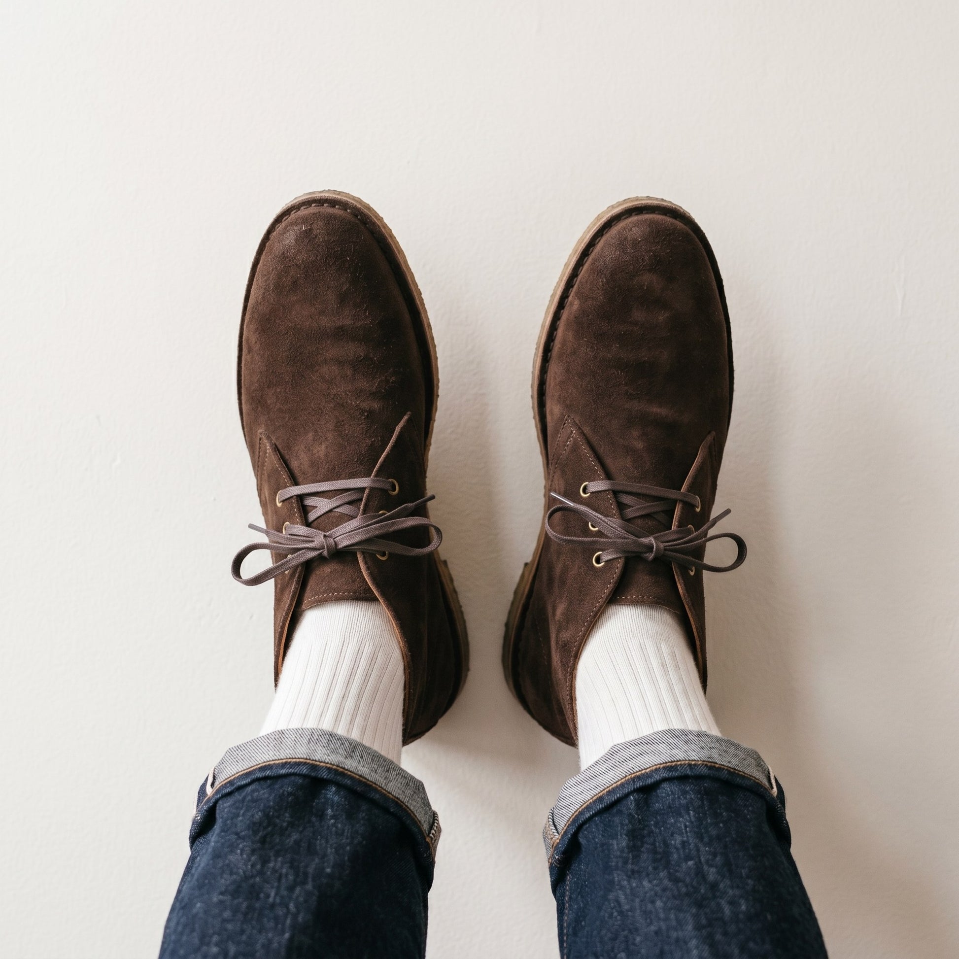 Luxury Edition - Artisian Made Brown Italian Suede Chieti Chukka Boots
