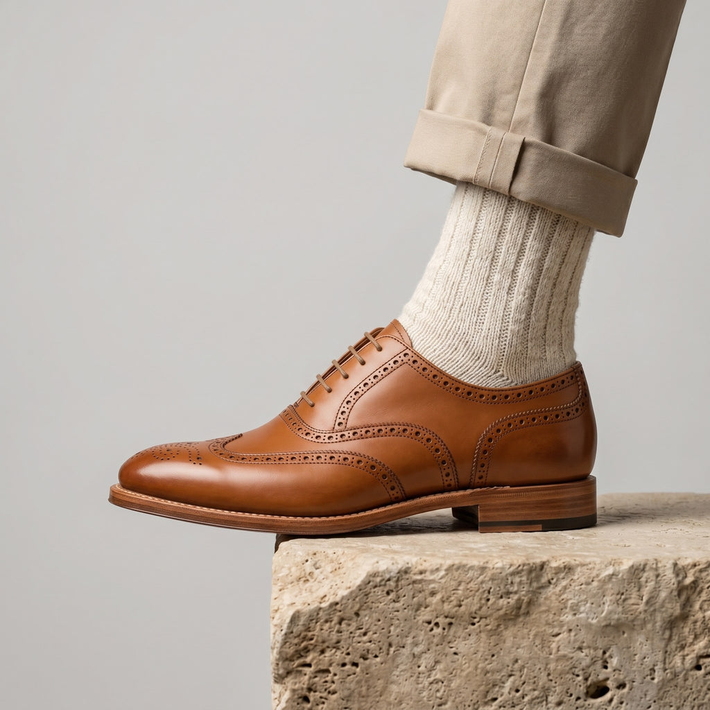 Luxury Edition - Artisian Made Brown Italian Leather Fabriano Clogs