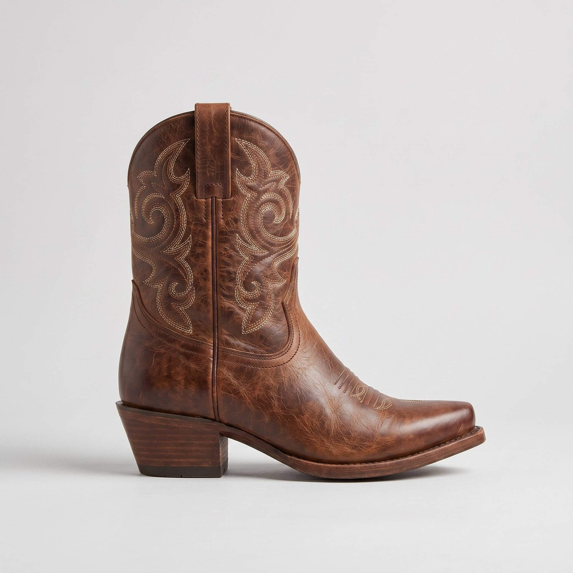 Luxury Edition - Artisian Made Tan Italian Leather Iseo Cowboy Boots
