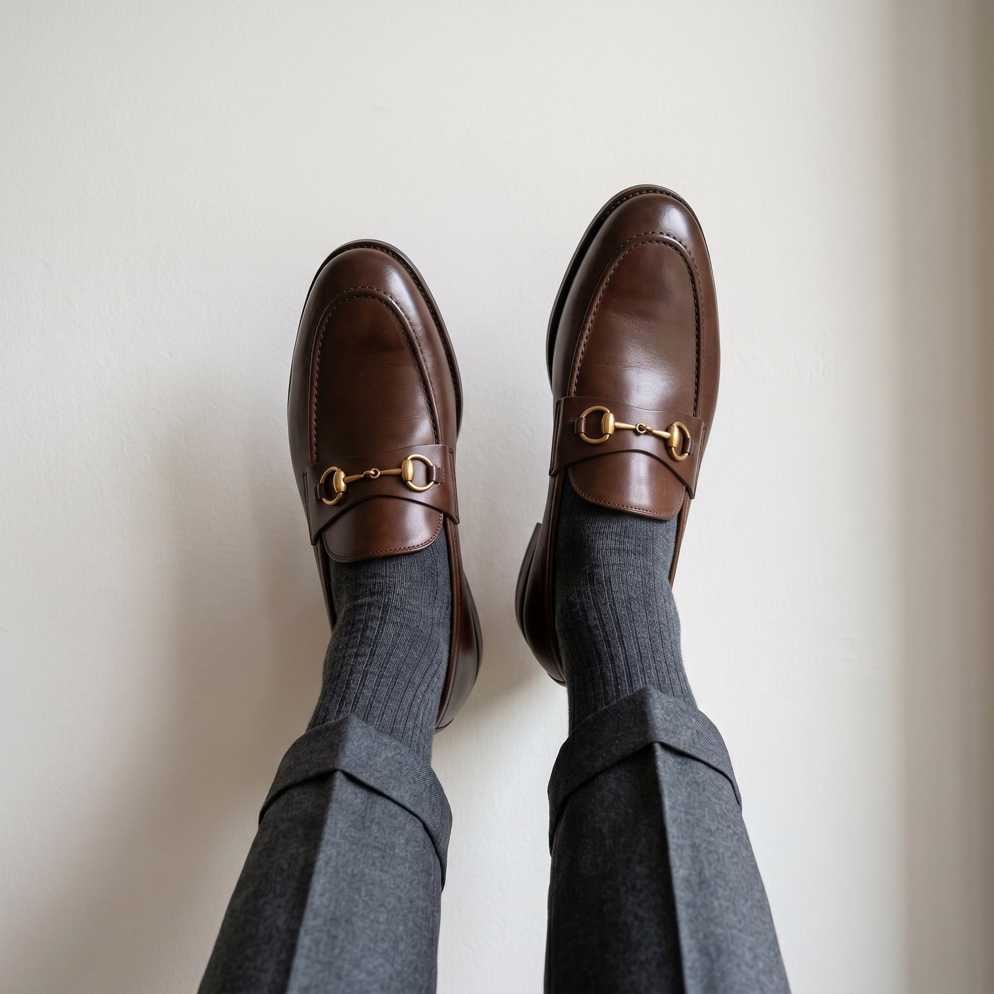 Luxury Edition - Artisian Made Brown Italian Leather Noli Horse Bit Loafers