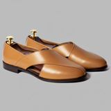 Tan Leather Tana Peshawari Loafers | Wedding Shoes for Groom | Shoes for Haldi Mehendi Sangeet