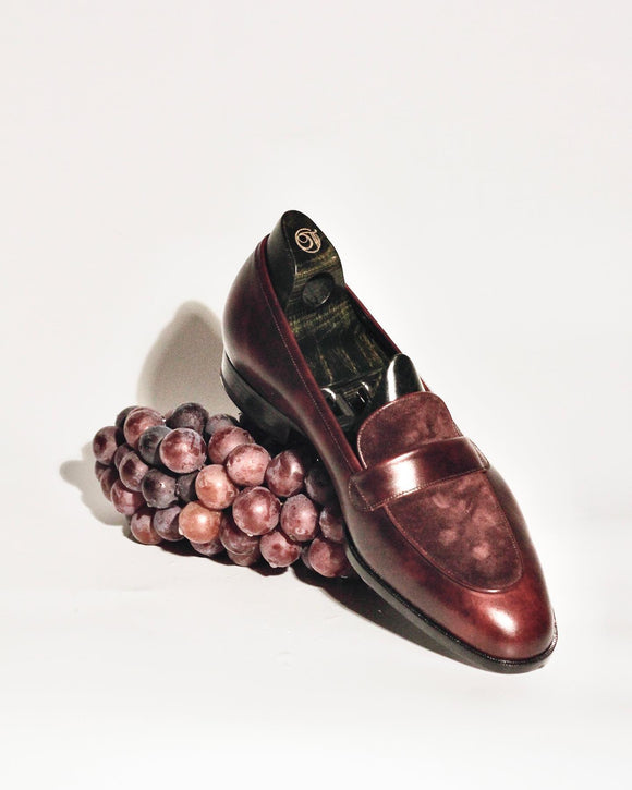 Brown Leather Asturias Minimal Loafers