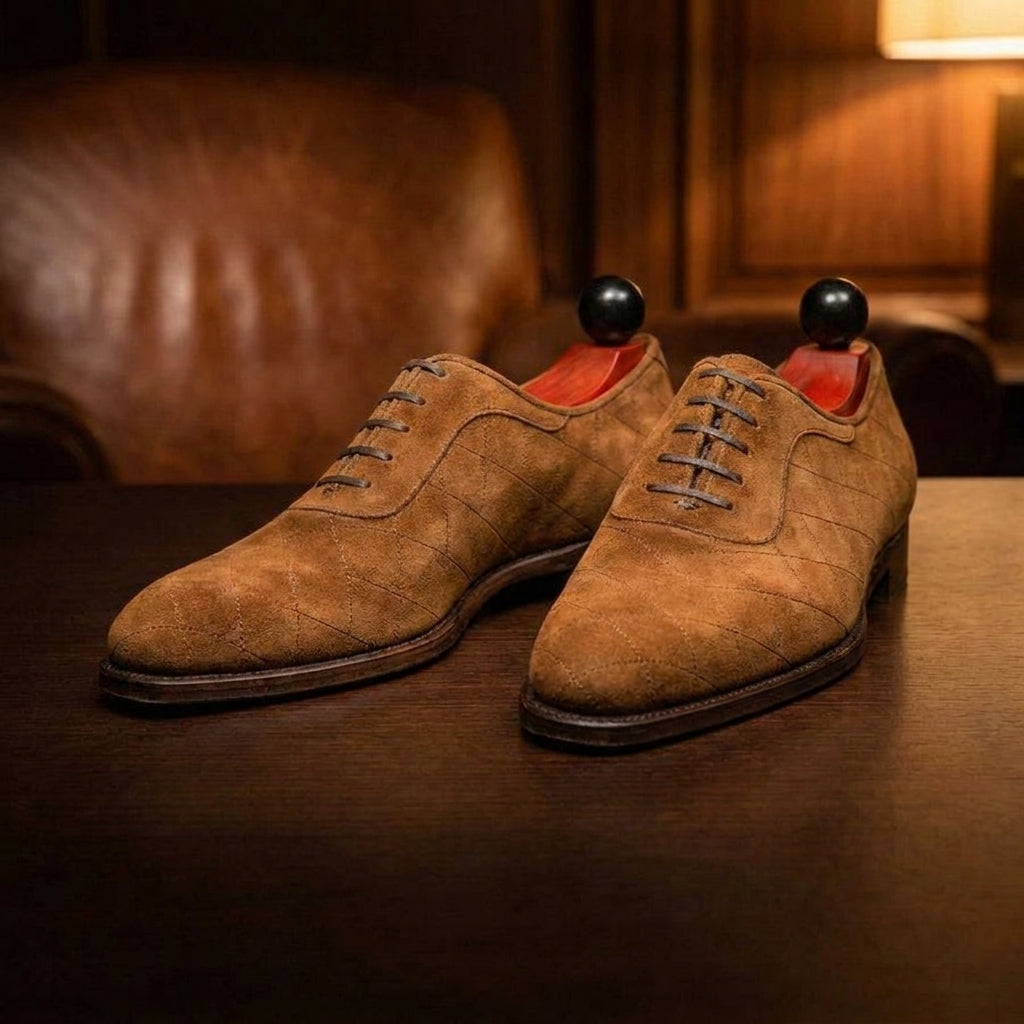 Tan Suede Copnor Oxfords
