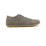 Grey Leather Dedalo Barefoot Sneaker