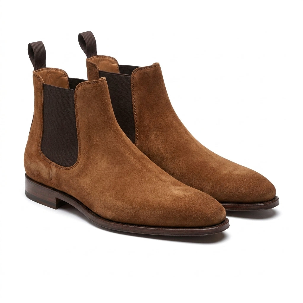 Tan Suede Toulouse Chelsea Boots