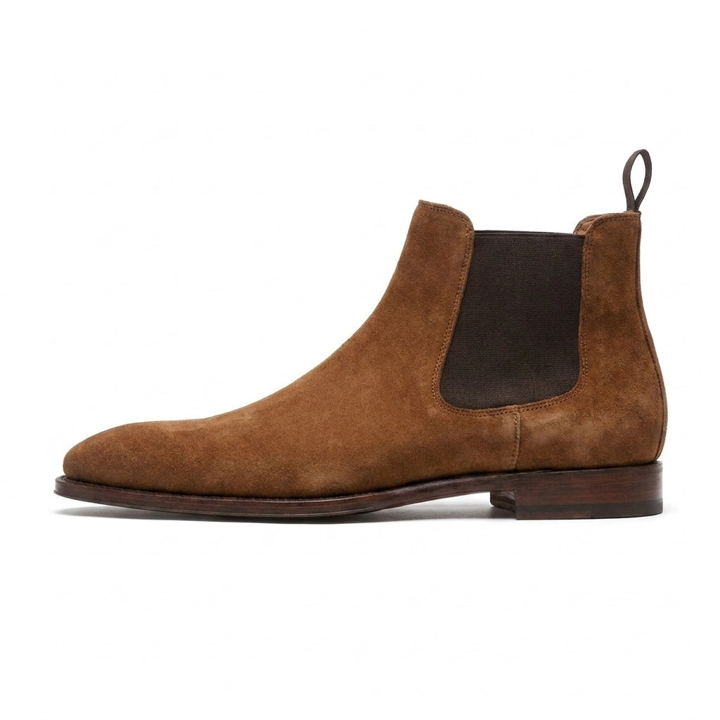 Tan Suede Toulouse Chelsea Boots