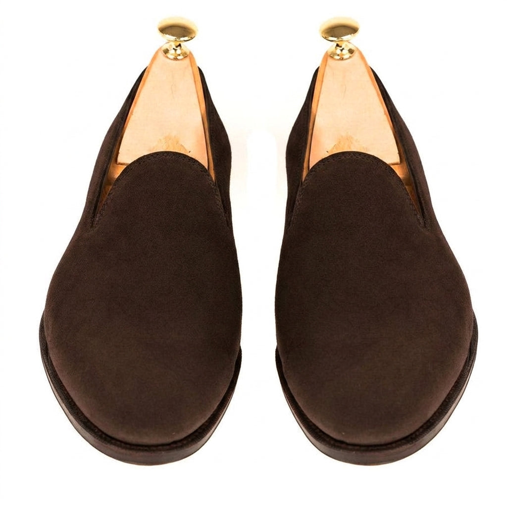 Height Increasing Brown Suede Corby Loafers
