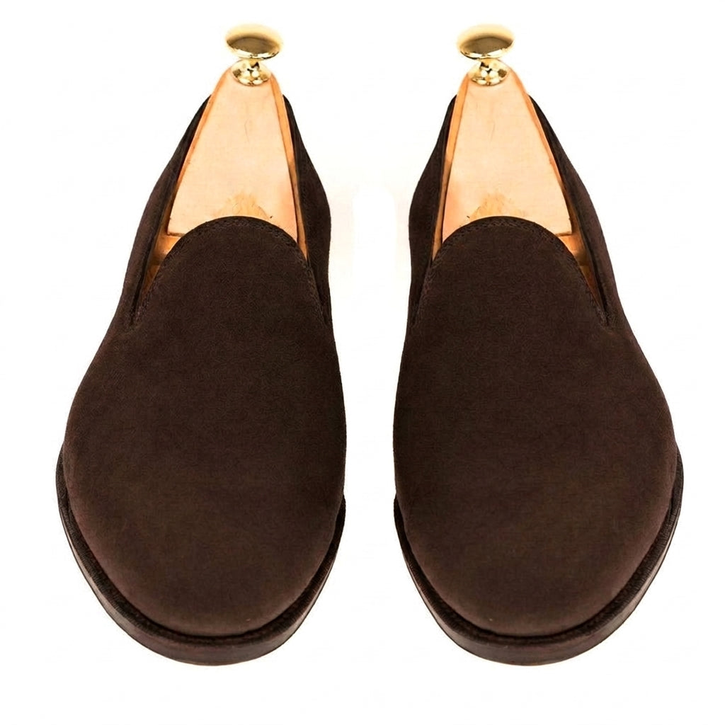 Height Increasing Brown Suede Corby Loafers