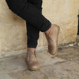 Light Tan Leather Dolcezza Barefoot Chukka Desert Boot