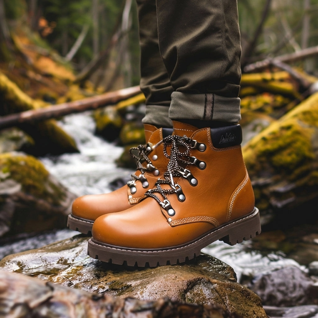 Tan Leather Wilder Warriors Hiking Boot - SUMMER 2024 COLLECTION