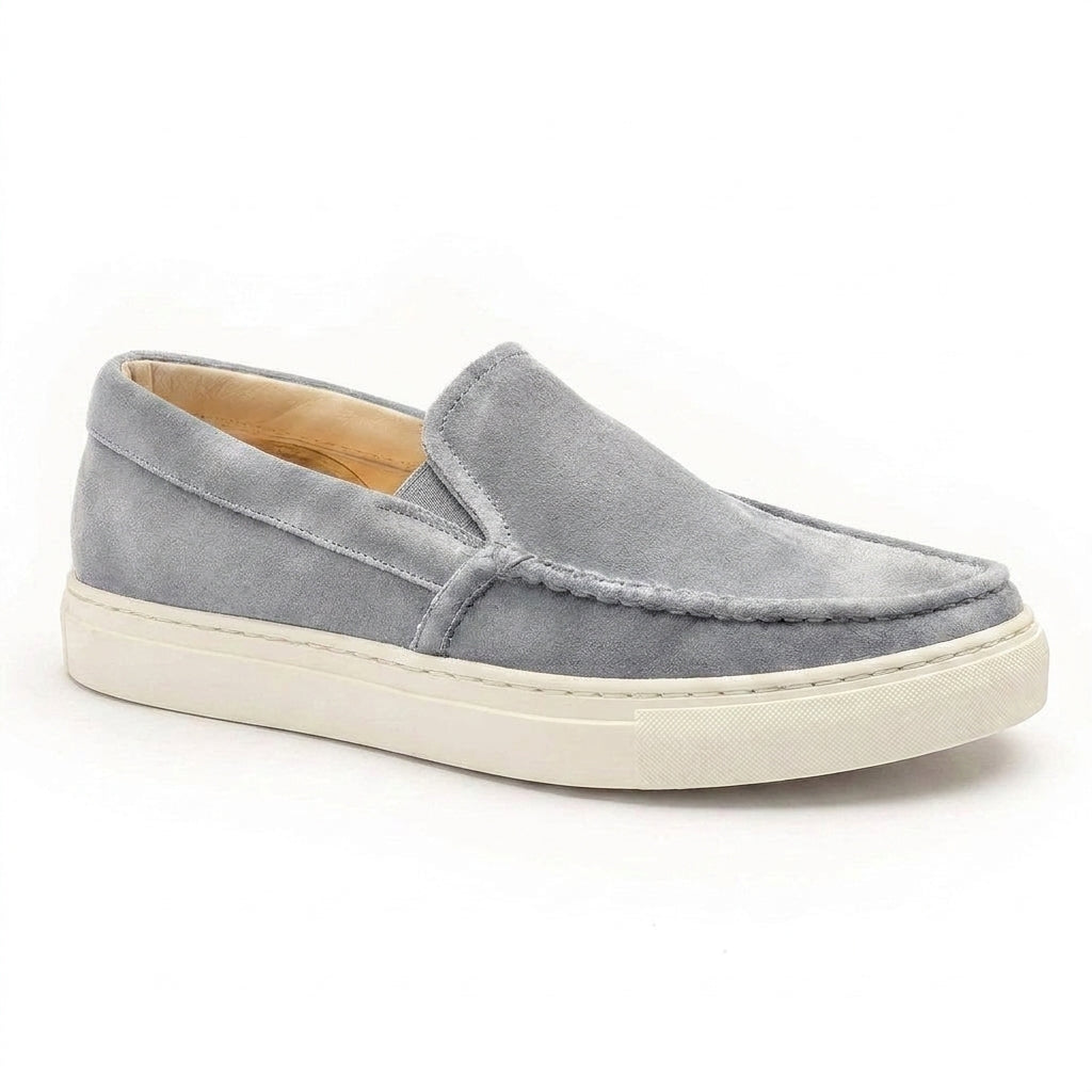 Grey Suede Sperry Loafers  - Summer 2024 Collection