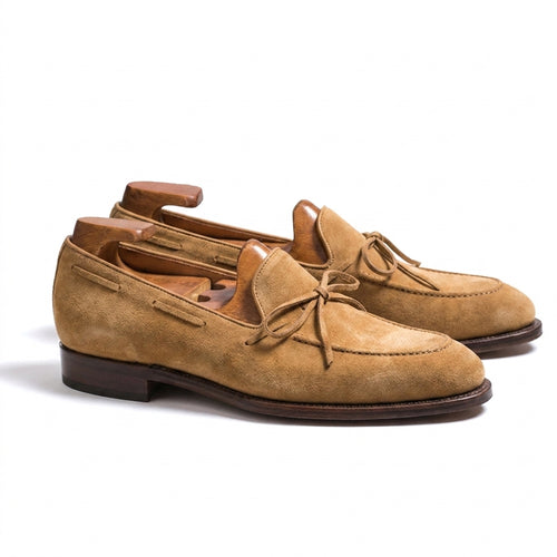 Tan Suede Leather Yukon Loafers