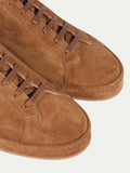 Tan Suede Eirene Lace Up Sneakers