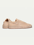 Light Beige Suede Eirene Lace Up Sneakers 