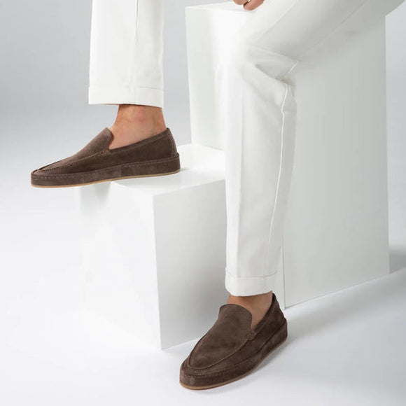 Brown Suede Freya Calm Loafers
