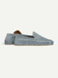 Light Blue Suede Freya Calm Loafers - AW24
