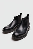 Black Leather Grayson Chelsea Boot