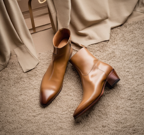 Mens pointed boots cheap