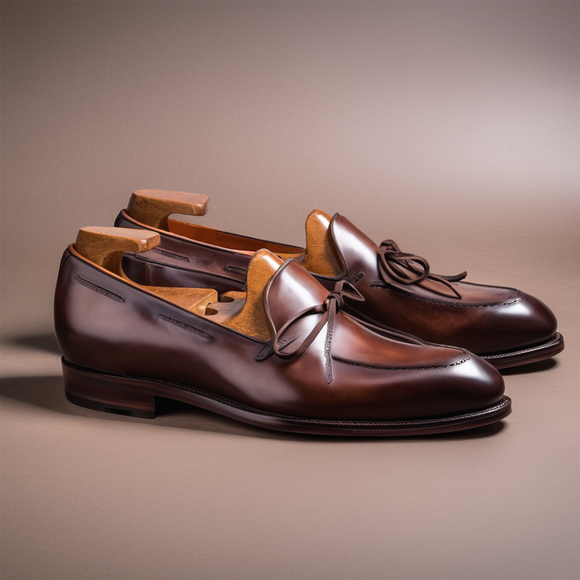 Brown Leather Yukon Loafers