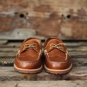 Brown Mario Boat Shoes with Honey Sole