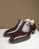 Brown Leather Camria Whole Cut Oxfords - Formal Shoes