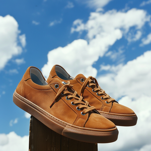 Brown Nubuck Leather Gesualdo Sneakers