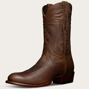 Tan Leather Sagres Cowboy Boots