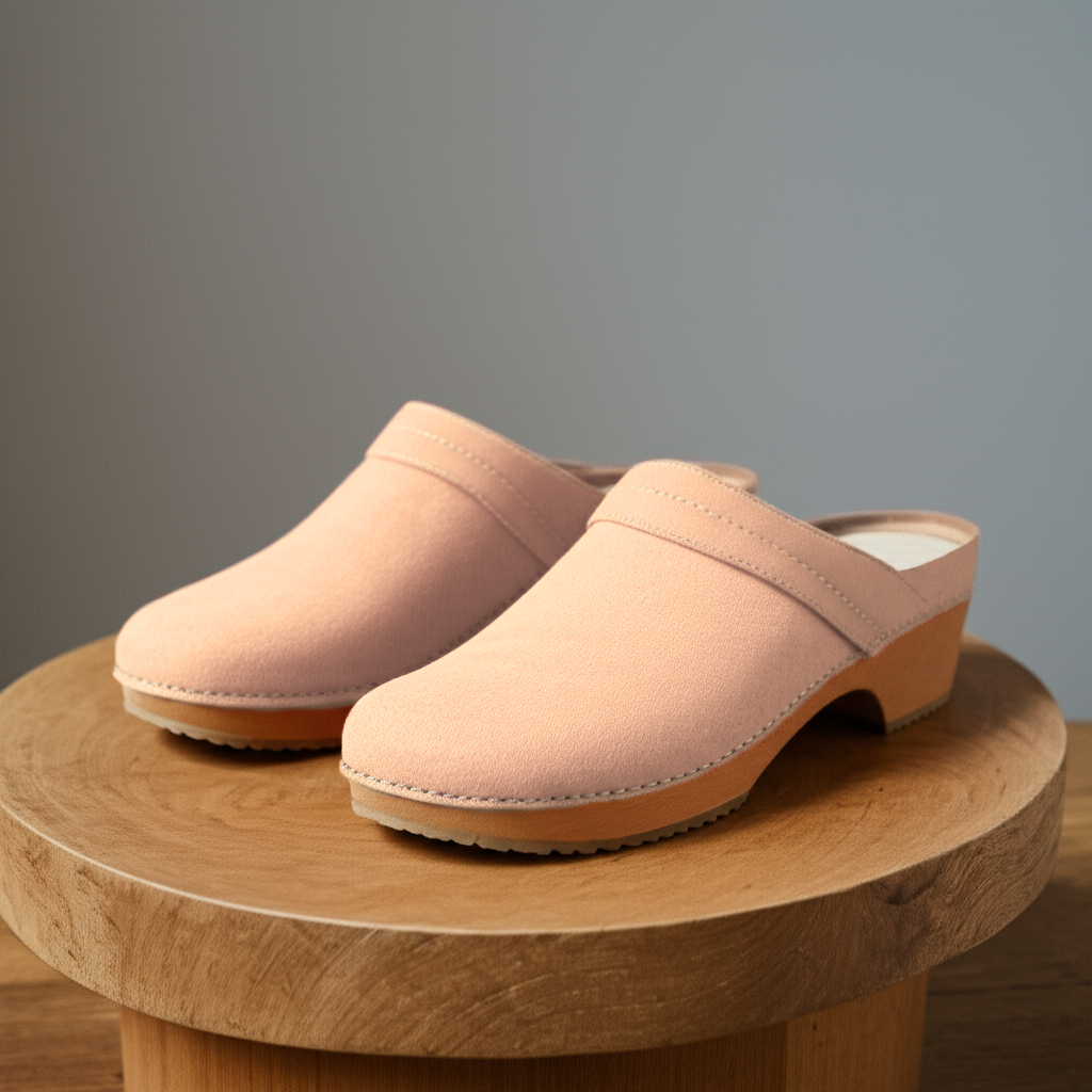 Cream Suede Leather Celeste Calm Mule Loafers - Summer 2024 Collection