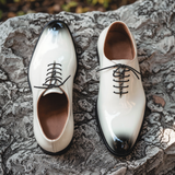 White Orfeo Oxford Shoes