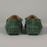Green Suede Ophelia Driving Loafers - AW24