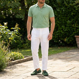 Green Suede Ophelia Driving Loafers - AW24