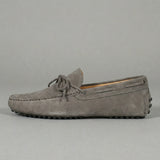 Grey Suede Ophelia Driving Loafers - AW24
