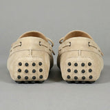 Beige Suede Ophelia Driving Loafers - AW24