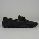 Black Suede Ophelia Driving Loafers - AW24