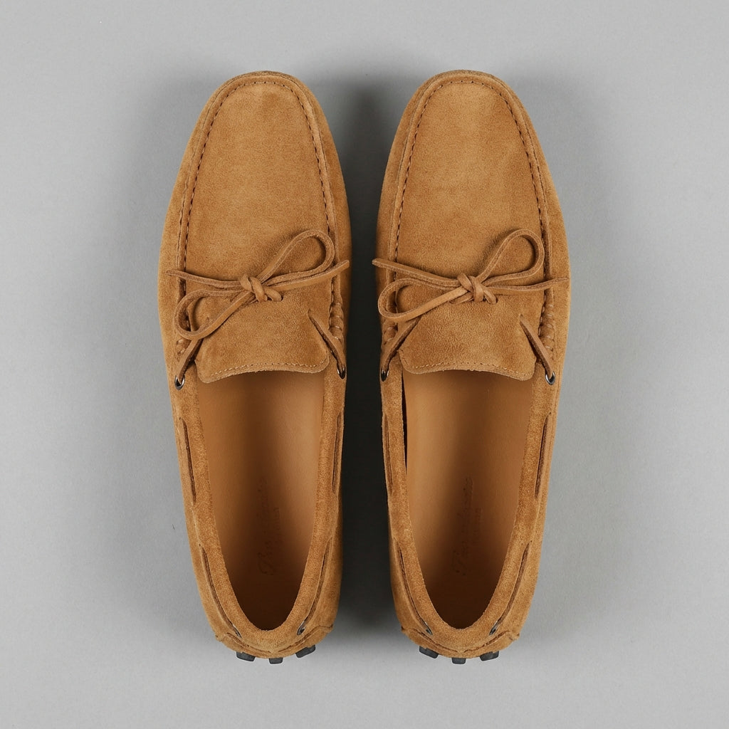Tan Suede Ophelia Driving Loafers - AW24