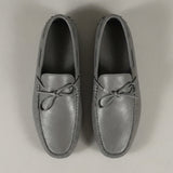 Grey Leather Ophelia Driving Loafers - AW24
