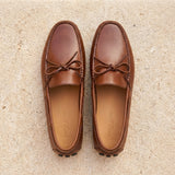 Brown Leather Ophelia Driving Loafers - AW24