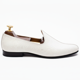 Burgundy Leather Tana Peshawari Jutti Loafers | Wedding Shoes for Groom | Shoes for Haldi Mehendi Sangeet