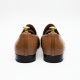 Tan Leather Tana Peshawari Jutti Loafers | Wedding Shoes for Groom | Shoes for Haldi Mehendi Sangeet