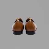 Tan Leather Tana Peshawari Hand Work Embroidered Zardozi Jutti Loafers | Wedding Shoes for Groom | Shoes for Haldi Mehendi Sangeet