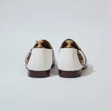 White Velvet Tana Peshawari Loafers | Wedding Shoes for Groom | Shoes for Haldi Mehendi Sangeet