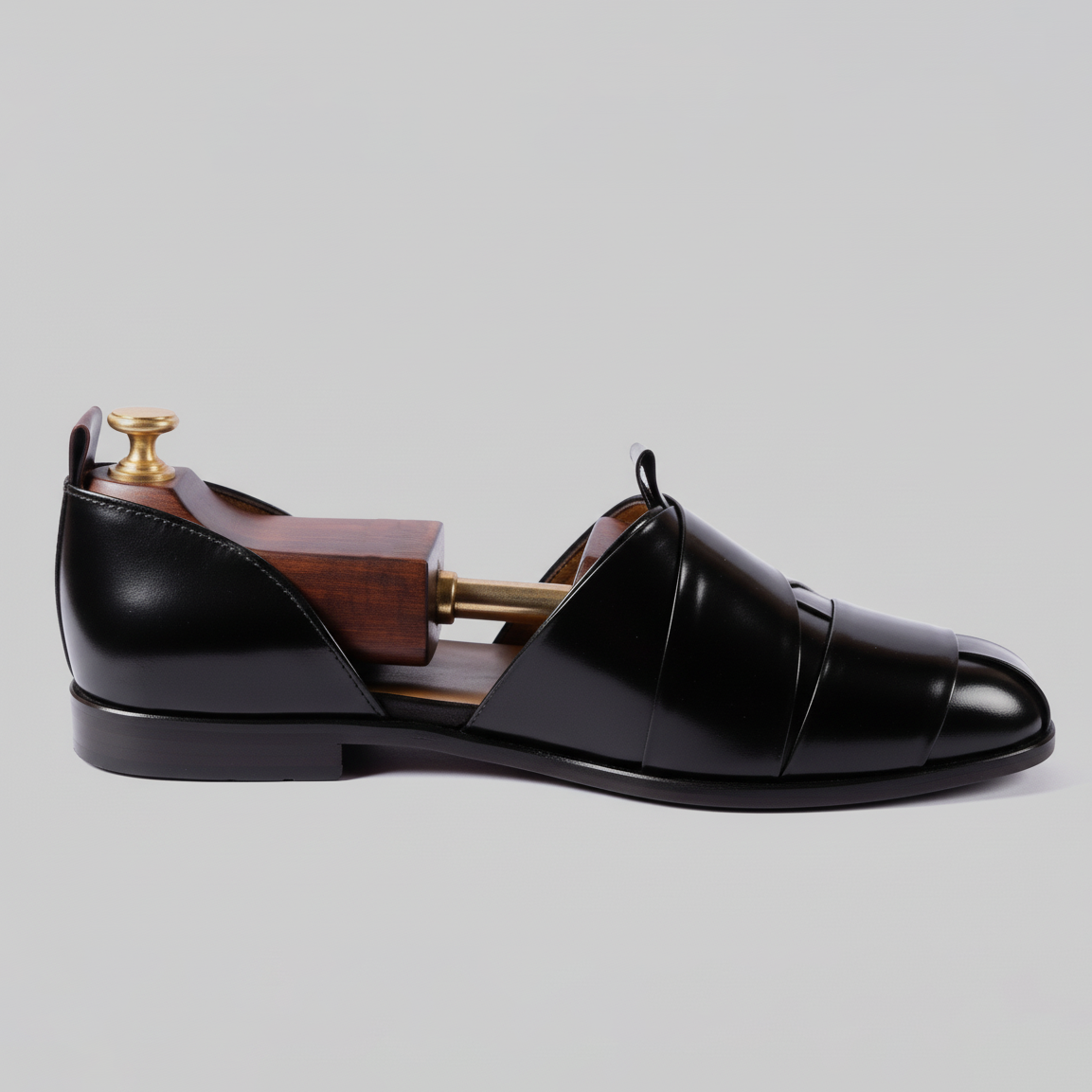 Burgundy Leather Tana Peshawari Loafers | Wedding Shoes for Groom | Shoes for Haldi Mehendi Sangeet